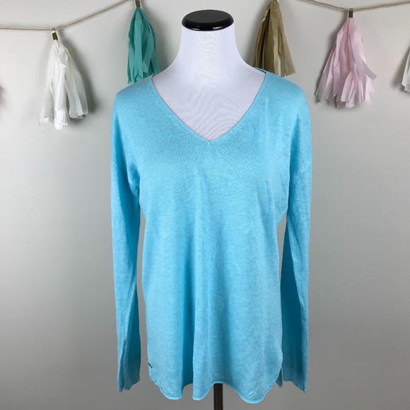 LILLY PULITZER Taryn Linen V Neck Pullover Sweater LILLY PULITZER Taryn Linen V Neck Pullover Sweater